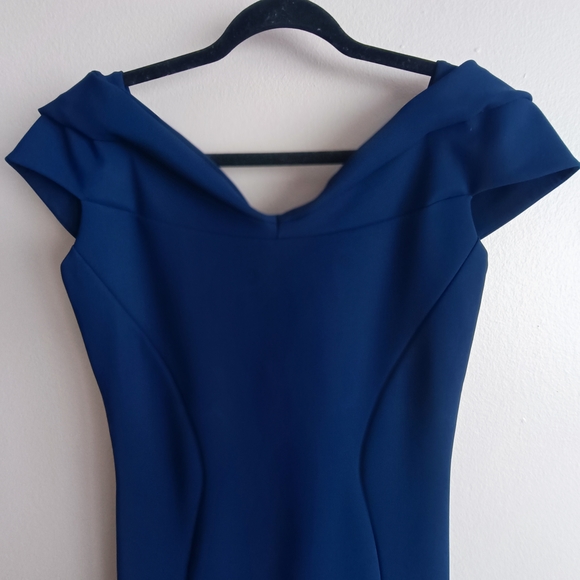 Chiara Boni La Petite Robe Mermaid Dress Navy Blue Size 48 (12) Prom Wedding - Picture 8 of 16